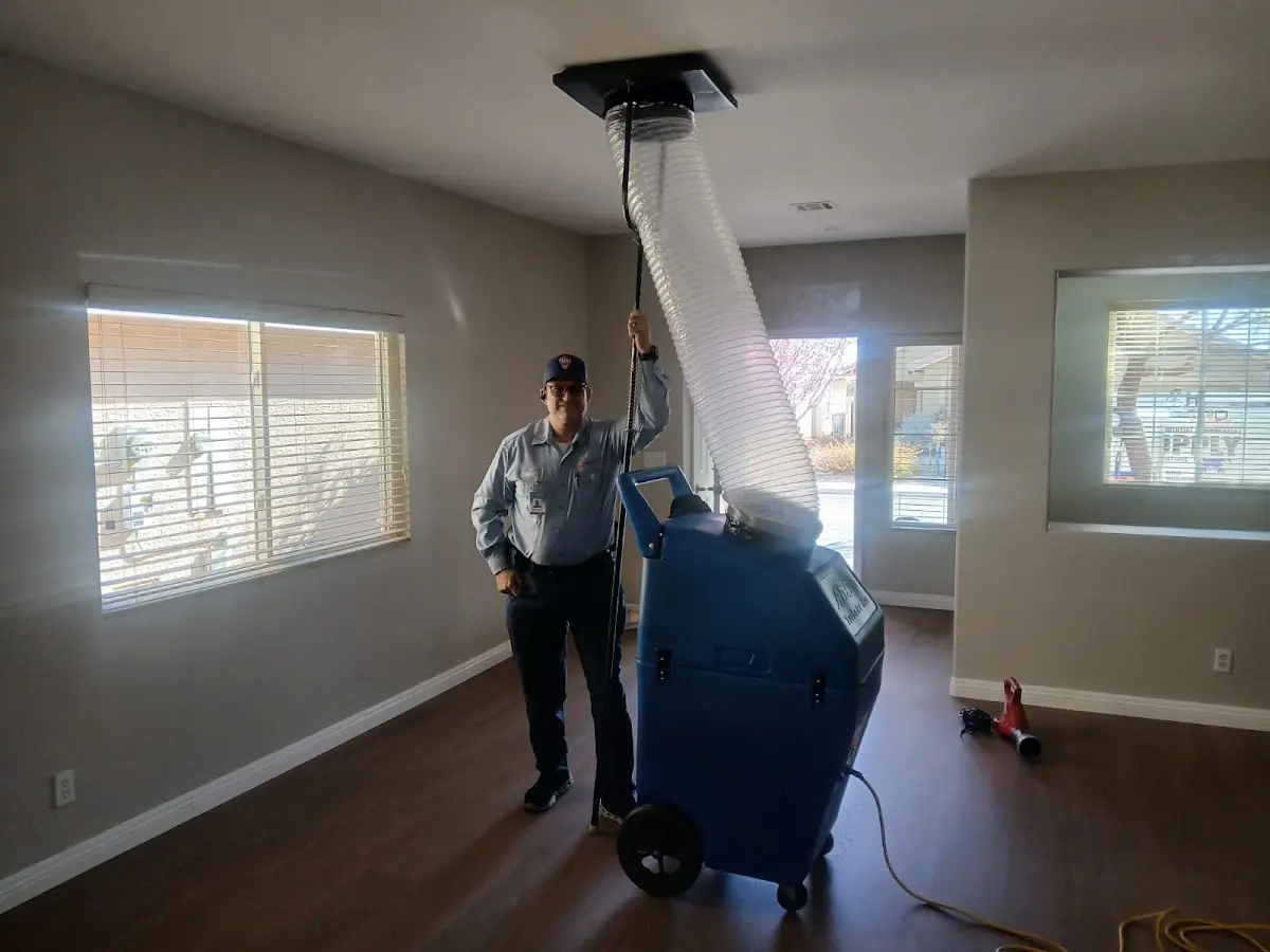 Professional Dryer Vent Cleaning work inside a Helena Valley Southeast home
